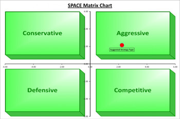SPACE Matrix Chart Template