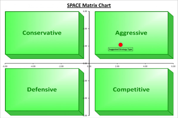 SPACE Matrix Chart Template