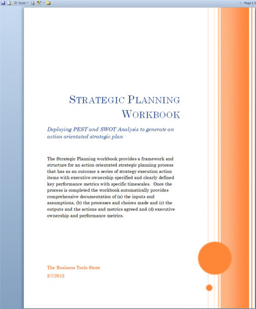Strategic Planning  and Implementation Workbook