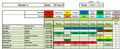 Weekly Staff Rostering / Employee Scheduling Excel Template