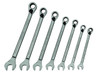 Williams 3/8-3/4 Williams Polished Chrome Reversible Ratcheting Combination Wrench Set 7 Pcs in Pouch - JHWWS1170RCU