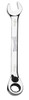 Williams 15MM Williams Polished Chrome Stubby Ratcheting Combination Wrench 12 PT- JHW1215MRSS