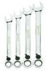 13/16"-1" Williams Polished Chrome Reversible Ratcheting Combination Wrench Set 4 Pcs in Plastic Tray - JHWWS-1164RC Pro Torque Tools
