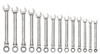 Williams 6-19MM Williams Polished Chrome Combination Ratcheting Wrench 14 Pcs in Pouch - JHMWS1124NRC