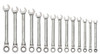 6-19MM Williams Polished Chrome Combination Ratcheting Wrench 14 Pcs in Pouch - JHMWS1124NRC Pro Torque Tools