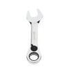 13MM Williams Polished Chrome Stubby Reversible Ratcheting Combination Wrench 12 PT - JHW1213MRCS