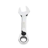 15MM Williams Polished Chrome Stubby Reversible Ratcheting Combination Wrench 12 PT - JHW1215MRCS
