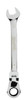 Williams 3/8 Williams Polished Chrome Flex Head Reversible Ratcheting Combination Wrench 12 PT - JHW1212RCF