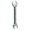 5/16x11/32" Williams Satin Chrome Short Double Head Open End Wrench - JHWOES-1011