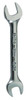 1/2x9/16" Williams Satin Chrome Short Double Head Open End Wrench - JHWOES-1618 Pro Torque Tools