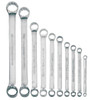 8x10-30x32MM Williams Satin Chrome Double Head 10 Degree Offset Box End Wrench Set 10 Pcs in Pouch - JHWMWS-BWM10 Pro Torque Tools