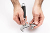 Williams 10 Williams Chrome Rubber Handle Adjustable Wrench with Reversible Jaw - 9072 RPC US