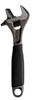 Williams 10 Williams Black Rubber Handle Adjustable Wrench with Reversible Jaw - 9072 RP US
