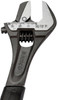 Williams 12 Williams Black Rubber Handle Adjustable Wrench with Reversible Jaw - 9073 RP US