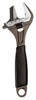 8" Williams Black Reversible Extra Wide Opening Jaw Adjustable Wrench with Rubber Handle - 9031 RP US Pro Torque Tools