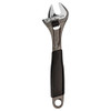 8" Williams Black Adjustable Wrench with Rubber Handle - 9071 R US