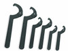 5 3/8"-9 7/8" Williams Black Adjustable Pin Spanner Wrench Set 6 Pcs in Pouch - JHWWS-476 Pro Torque Tools