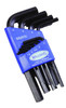 1.5-10.0MM Williams Black Standard Style Hex Key Set Short 9 Pcs - JHW10509 Pro Torque Tools