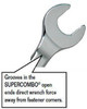 Williams 9/16 Williams Satin Chrome Combination Wrench 12 PT - JHW1218SC