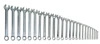 1/4"-2" Williams Polished Chrome SUPERCOMBO Combination Wrench Set 26 Pcs in Pouch - JHWWS1190SCA Pro Torque Tools