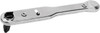 Williams 4 Williams Satin Chrome Mini Ratcheting Screwdriver Comfort Grip Handle - 807SXUSA