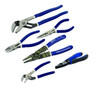 5 - 8 1/4" Williams General Service Pliers with Double-Dipped Plastic Handle Set 6 Pcs - JHWPLS-6A Pro Torque Tools