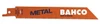  Bahco Bi-Metal Reciprocating Saw Blade For Cutting General Metal 14 TPI, 6\", 100 Pack - BAH900614STH 