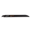 Bahco High Carbon Steel Reciprocating Saw Blade For Cutting Wood 7 TPI, 12", 2 Pack - BAH921207HL2