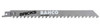 Bahco Carbide Tipped Reciprocating Saw Blade For Cutting Stone Materials 6 TPI, 6", 1 Pack - 3946-150-6-SL-1P Pro Torque Tools