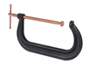 1 of 9550\n10\" Williams Capacity Drop Forged C-Clamps, Copper Screw - JHW21010C