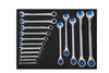 1/4 - 1-1/4" Williams Ratcheting Combination Wrench Set in 1/3 Foam Drawer Inset 16 Pcs - JHWFWS-1122NRC Pro Torque Tools