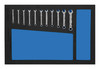 1/8 - 7/16" Williams Miniature Combination Wrench Set in 1/3 Foam Drawer Inset 11 Pcs - JHWFWS-MID11 Pro Torque Tools