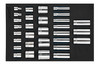 Williams 1/2" Dr Shallow & Deep Socket Set 1/3 Foam Drawer Inset 12 Pt 30 Pcs - JHWFWSS-30RC
