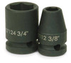 11/16" Williams 1/2" Dr Shallow Impact Socket - JHW37122 Pro Torque Tools
