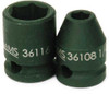 11/16" Williams 3/8" Dr Shallow Impact Socket 6 Pt - JHW36122 Pro Torque Tools
