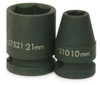 15 MM Williams 1/2" Dr Shallow Impact Socket 6 Pt - JHW37515
