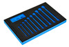 7 - 16 MM Williams 1/3 Foam Drawer Inset Only for SUPERCOMBO Combination Wrench Set 12 Pt 10 Pcs - JHWFMWS-18A113FM