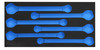 1-5/8 - 2 "Williams 3/3 Foam Drawer Inset Only for SUPERCOMBO Combination Wrench Set 12 Pt 6 Pcs - JHWFWS1190SCA333FM Pro Torque Tools