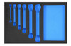 Williams 1/3 Foam Drawer Inset Only for Double Flare Nut Wrench Set 6 Pcs - JHWFWSXFN-613FM Pro Torque Tools