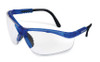 Williams Safety Glasses (Blue Frame/Clear Lens) - JHWSAFGLAS20B