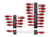 #0 - #4, 3 - 14 MM Tekton Phillips and Slotted Screwdriver Set with Black Modular Organizers - 4, 8, 18" Shanks 26 Pcs - DWZ90109 New Pro Torque Tools