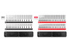 1/4 - 1", 6 - 24 MM Tekton 3/8" Dr Shallow and Deep Socket Set with Rails and Trays 12 Pt 68 Pcs - SHD91221 New Pro Torque Tools