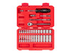 4 - 15 MM Tekton 1/4" Dr Shallow and Deep Socket and Ratchet Set with Case 6 Pt 34 Pcs - SKT05202 New Pro Torque Tools