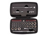 Tekton 1/4" Dr Small Engine Socket, Bit, and Flex Head Quick-Release Ratchet Set with Case 6 Pt 50 Pcs - SKT07904 New Pro Torque Tools