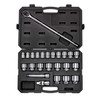3/4 - 2" Tekton 3/4" Dr Shallow Socket and Ratchet Set with Case 6 Pt 24 Pcs - SKT35104 New Pro Torque Tools