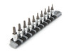 T6 - T30 Tekton 1/4" Dr Torx Bit Socket Set with Rail 10 Pcs - SHB90103 New Pro Torque Tools