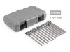 1/8 - 3/8", 3 - 10 mm, T10 - T60 Tekton 3/8" Dr Long Hex and Torx Bit Socket Set with Cases 31 Pcs - SHB91900 New Pro Torque Tools