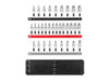 1/4 - 3/4", 6 - 19 mm, T30 - T80 Tekton 1/2" Dr Hex/Torx Bit Socket Set with Rails and Tray 32 Pcs - SHB92203 New Pro Torque Tools