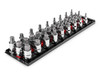 1/4 - 3/4", 6 - 19 mm, T30 - T80 Tekton 1/2" Dr Hex/Torx Bit Socket Set with Rails and Tray 32 Pcs - SHB92203 New Pro Torque Tools