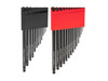 0.050 - 3/8", 1.3 - 10 MM Tekton Ball End Hex L-Key Set with Holders 28 Pcs - KLX91302 New Pro Torque Tools